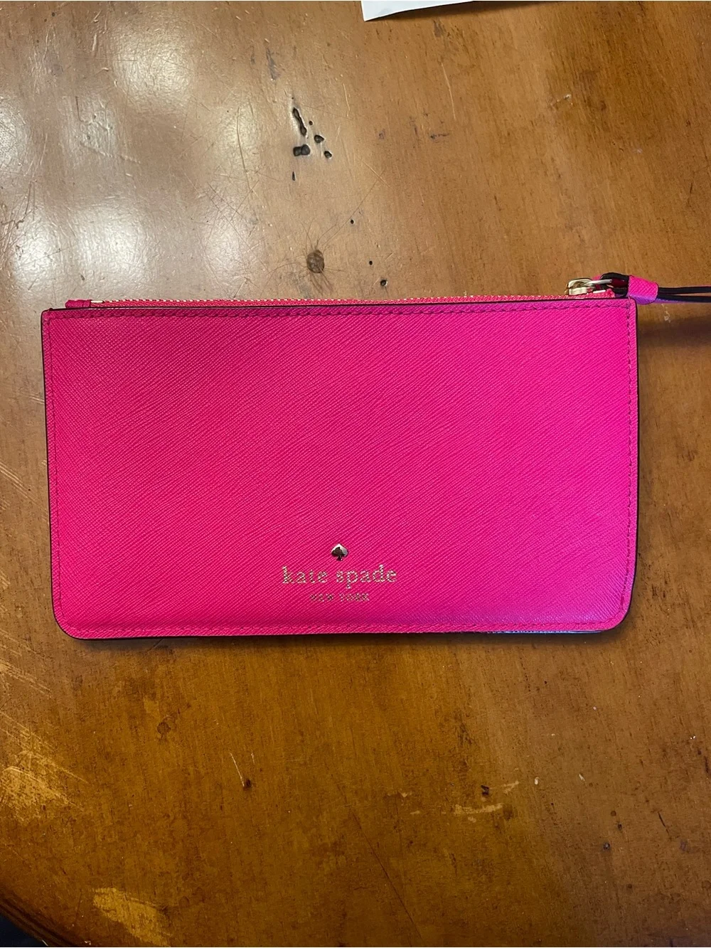 Kate Spade Hot Pink Wristlet Clutch - Structured Women’s Bag-NWOT